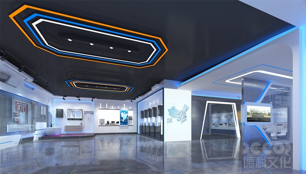 电器产品展馆装修中如何展示产品的创新设计和功能特点？